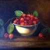 SOLD "Just a Bowl of Cherries" 11x14