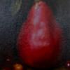 "Red Pear with Cherries"
