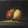 SOLD "Pair of Pears" 6x8