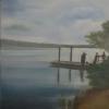 "Misty Morning at Lake Galena" 11x14