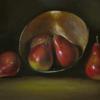 SOLD "Royal Pears"~ Winner of Benjamin Perry Award at the New Hope Historical Art Society's Juried Art Show