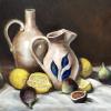 "Pottery with Lemons and Figs" 11x14