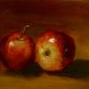 "Two Apples" 5x7